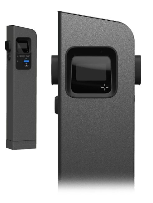 ETREL INCH DUO – Public charging station 2 x 22 kW, Type2 socket, 4G