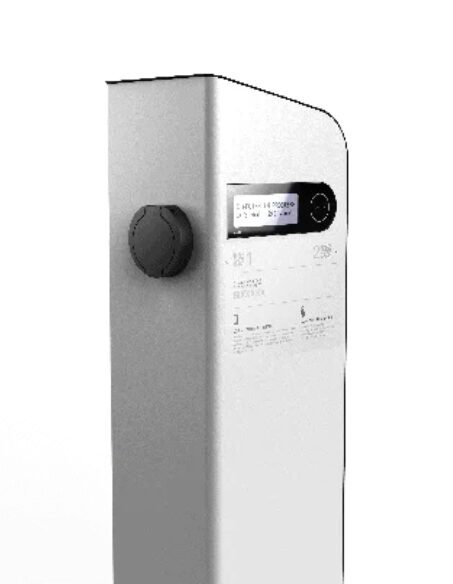 ETREL G6 – Public charging station 2 x 22 kW (3 x 63 A), Type2 socket, 4G